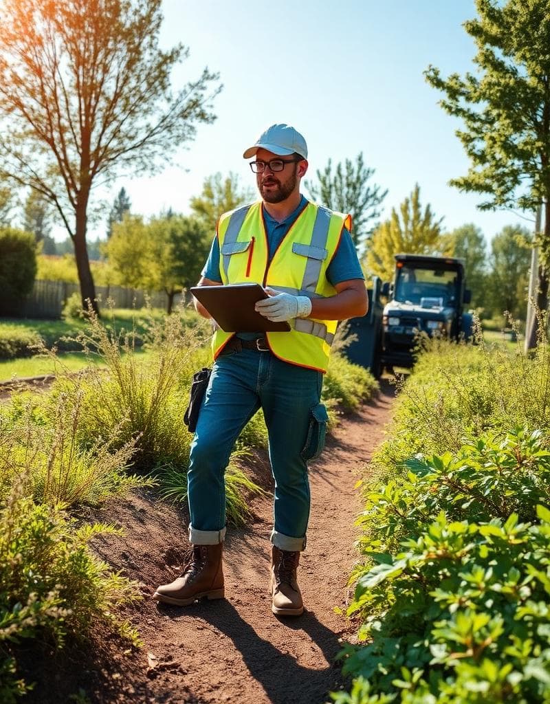 Análise de terreno para serviço de roçadeira em Lagoa Santa